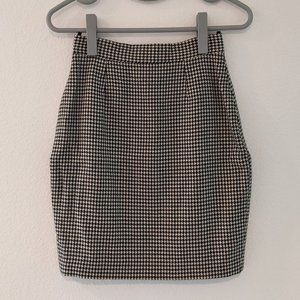Vintage Houndstooth Skirt
